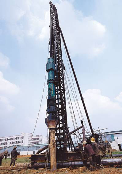 张家口阳原县振动沉管载体桩